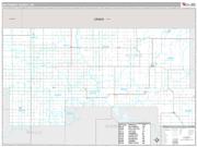 Bottineau County, ND <br /> Wall Map <br /> Premium Style 2025 Map