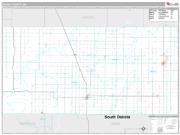Dickey County, ND <br /> Wall Map <br /> Premium Style 2025 Map