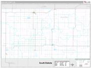 McIntosh County, ND <br /> Wall Map <br /> Premium Style 2025 Map