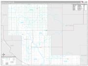 Renville County, ND <br /> Wall Map <br /> Premium Style 2025 Map