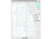 Richland County, ND <br /> Wall Map <br /> Premium Style 2025 Map
