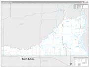 Sioux County, ND <br /> Wall Map <br /> Premium Style 2025 Map