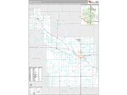 Ward County, ND <br /> Wall Map <br /> Premium Style 2025 Map
