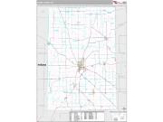 Darke County, OH <br /> Wall Map <br /> Premium Style 2025 Map