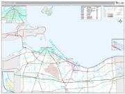 Erie County, OH <br /> Wall Map <br /> Premium Style 2025 Map