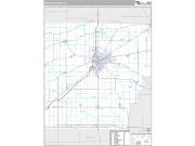 Hancock County, OH <br /> Wall Map <br /> Premium Style 2025 Map