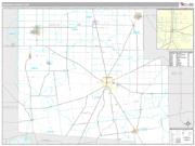 Hardin County, OH <br /> Wall Map <br /> Premium Style 2025 Map