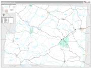 Harrison County, OH <br /> Wall Map <br /> Premium Style 2025 Map