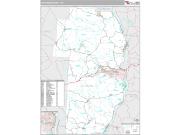 Jefferson County, OH <br /> Wall Map <br /> Premium Style 2025 Map