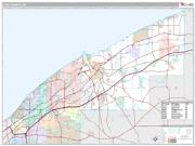 Lake County, OH <br /> Wall Map <br /> Premium Style 2025 Map