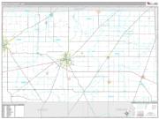 Seneca County, OH <br /> Wall Map <br /> Premium Style 2025 Map