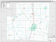 Shelby County, OH <br /> Wall Map <br /> Premium Style 2025 Map