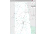 Adair County, OK <br /> Wall Map <br /> Premium Style 2025 Map