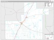 Atoka County, OK <br /> Wall Map <br /> Premium Style 2025 Map