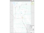 Blaine County, OK <br /> Wall Map <br /> Premium Style 2025 Map