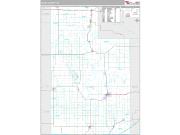Caddo County, OK <br /> Wall Map <br /> Premium Style 2025 Map
