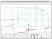 Custer County, OK <br /> Wall Map <br /> Premium Style 2025 Map