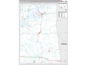 Delaware County, OK <br /> Wall Map <br /> Premium Style 2025 Map