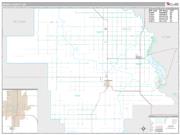 Greer County, OK <br /> Wall Map <br /> Premium Style 2025 Map