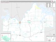Haskell County, OK <br /> Wall Map <br /> Premium Style 2025 Map