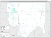 Jefferson County, OK <br /> Wall Map <br /> Premium Style 2025 Map