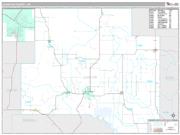 Johnston County, OK <br /> Wall Map <br /> Premium Style 2025 Map