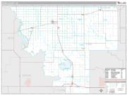 Kiowa County, OK <br /> Wall Map <br /> Premium Style 2025 Map