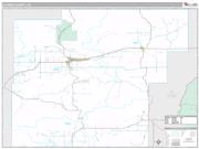 Latimer County, OK <br /> Wall Map <br /> Premium Style 2025 Map
