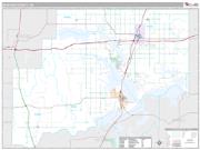 McIntosh County, OK <br /> Wall Map <br /> Premium Style 2025 Map