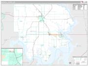 Marshall County, OK <br /> Wall Map <br /> Premium Style 2025 Map