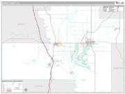 Murray County, OK <br /> Wall Map <br /> Premium Style 2025 Map