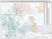 Oklahoma County, OK <br /> Wall Map <br /> Premium Style 2025 Map