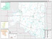 Osage County, OK <br /> Wall Map <br /> Premium Style 2025 Map