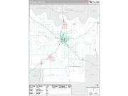 Pontotoc County, OK <br /> Wall Map <br /> Premium Style 2025 Map