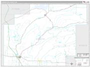Pushmataha County, OK <br /> Wall Map <br /> Premium Style 2025 Map