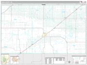 Texas County, OK <br /> Wall Map <br /> Premium Style 2025 Map