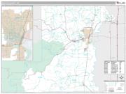 Benton County, OR <br /> Wall Map <br /> Premium Style 2025 Map