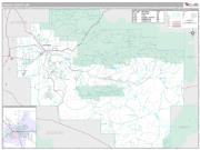 Crook County, OR <br /> Wall Map <br /> Premium Style 2025 Map