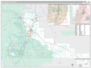 Deschutes County, OR <br /> Wall Map <br /> Premium Style 2025 Map