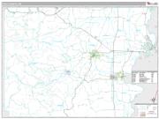 Polk County, OR <br /> Wall Map <br /> Premium Style 2025 Map