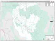 Wallowa County, OR <br /> Wall Map <br /> Premium Style 2025 Map