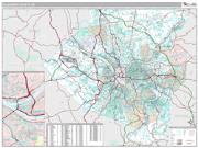 Allegheny County, PA <br /> Wall Map <br /> Premium Style 2025 Map