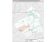 Carbon County, PA <br /> Wall Map <br /> Premium Style 2025 Map