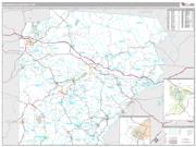 Clearfield County, PA <br /> Wall Map <br /> Premium Style 2025 Map