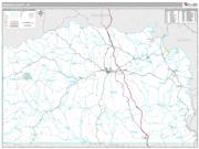 Greene County, PA <br /> Wall Map <br /> Premium Style 2025 Map