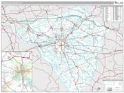 Lancaster County, PA <br /> Wall Map <br /> Premium Style 2025 Map