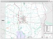 Lawrence County, PA <br /> Wall Map <br /> Premium Style 2025 Map
