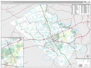 Lehigh County, PA <br /> Wall Map <br /> Premium Style 2025 Map