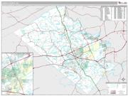 Lehigh County, PA <br /> Wall Map <br /> Premium Style 2024 Map