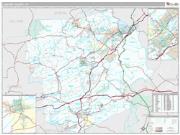 Luzerne County, PA <br /> Wall Map <br /> Premium Style 2025 Map